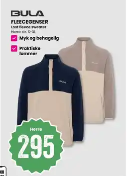 Sport Outlet Bula fleecegenser Lost fleece sweater tilbud