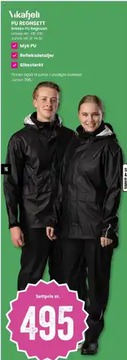 Sport Outlet Vikafjeli pu regnsett brekke pu regnsett tilbud
