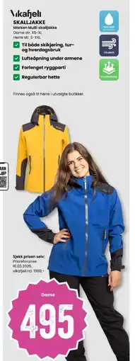 Sport Outlet Vikafjell skalljakke marken multi skalljakke tilbud