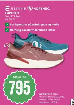 Sport Outlet Eezinne northug løpesko Taichi 7.0 Pro tilbud