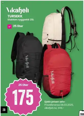 Sport Outlet Tursekk tilbud