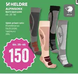 Sport Outlet Heldre alpinsokk bjorli alpinsokk tilbud