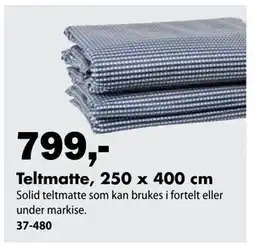 Biltema Teltmatte, 250 x 400 cm tilbud