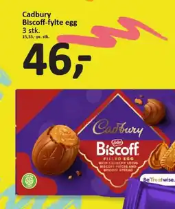 Normal Cadbury Biscoff-fylte egg tilbud