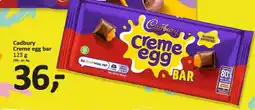 Normal Cadbury Creme egg bar tilbud