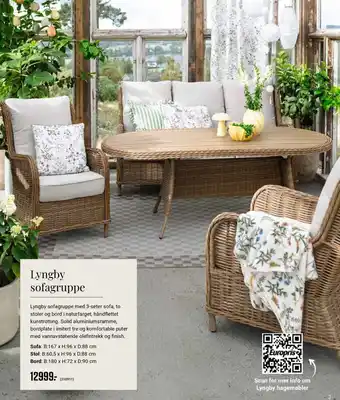 Europris Lyngby sofagruppe tilbud