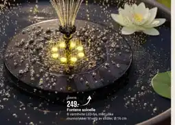 Europris Fontene solcelle tilbud