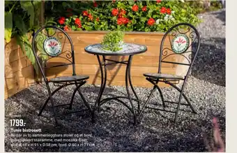 Europris Tunis bistrosett tilbud