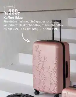 Europris Koffert Ibiza tilbud