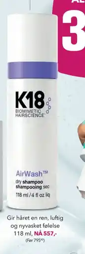 Apotek 1 Gir håret en ren, luftig og nyvasket følelse 118 ml tilbud
