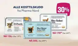 Apotek 1 ALLE KOSTTILSKUDD fra Pharma Nord tilbud