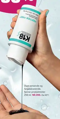 Apotek 1 Dypt rensende og fargebevarende, fjerner produktrester 250 ml tilbud