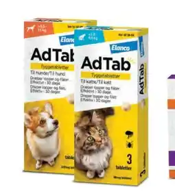 Apotek 1 AdTab tyggetabletter til katt og til hund 48 mg til katt (2-8 kg) tilbud