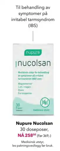 Apotek 1 Nupure Nucolsan tilbud