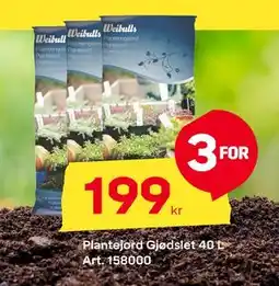 Byggmax Plantejord Gjødslet 40 L tilbud