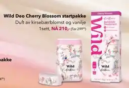 Apotek 1 Wild Deo Cherry Blossom startpakke tilbud