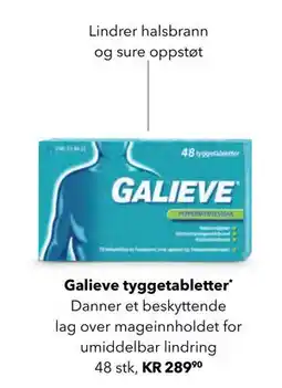 Apotek 1 Galieve tyggetabletter tilbud