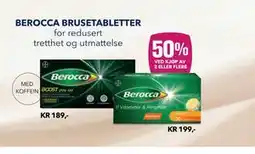 Apotek 1 BEROCCA BRUSETABLETTER for redusert tretthet og utmattelse tilbud