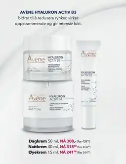 Apotek 1 AVÈNE HYALURON ACTIV B3 tilbud