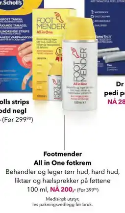 Apotek 1 Footmender All in One fotkrem tilbud