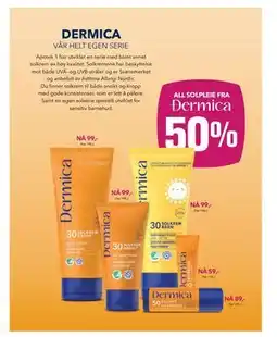Apotek 1 ALL SOLPLEIE FRA Dermica tilbud
