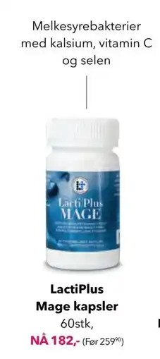 Apotek 1 LactiPlus Mage kapsler tilbud