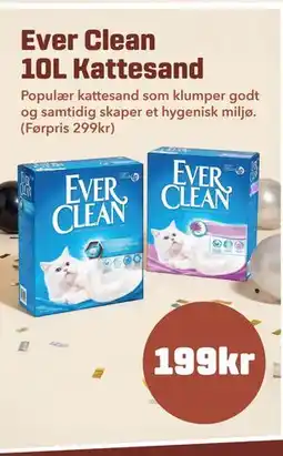 PetXL Ever Clean 10L Kattesand tilbud