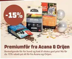 PetXL Premiumfôr fra Acana & Orijen tilbud