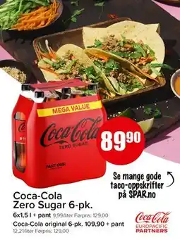 Spar Coca-Cola Zero Sugar 6-pk tilbud