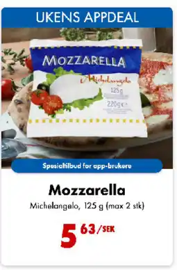 Nordby Supermarket Mozzarella tilbud