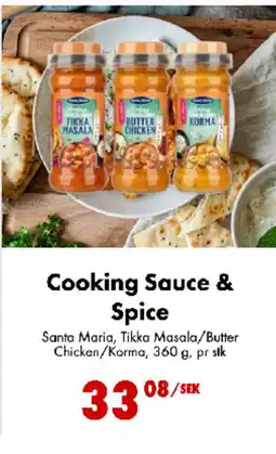 Nordby Supermarket Cooking sauce & spice tilbud