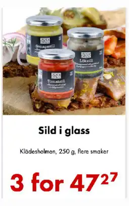 Nordby Supermarket Sild i glass tilbud