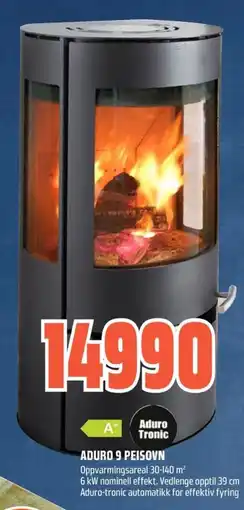 Obs Bygg Aduro 9 peisovn tilbud