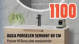 Obs Bygg Duxa porselen servant tilbud