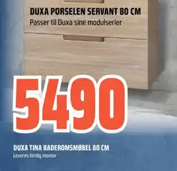 Obs Bygg Duxa Tina baderomsmøbel tilbud