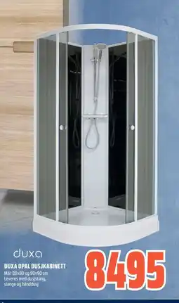 Obs Bygg Duxa Opal dusjkabinett tilbud