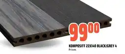 Obs Bygg Kompositt 22x140 black/grey 4 tilbud