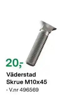 Felleskjøpet Väderstad Skrue M10x45 tilbud