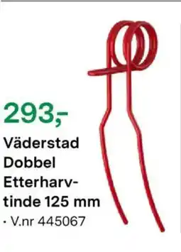 Felleskjøpet Väderstad Dobbel Etterharv- tinde tilbud