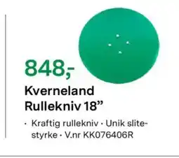 Felleskjøpet Kverneland Rullekniv 18" tilbud