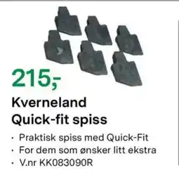 Felleskjøpet Kverneland Quick-fit spiss tilbud