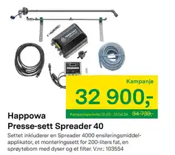 Felleskjøpet Happowa Presse-sett Spreader 40 tilbud
