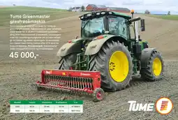 Felleskjøpet Tume Greenmaster grasfrøsåmaskin tilbud