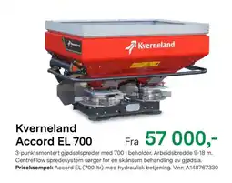 Felleskjøpet Kverneland Accord EL 700 tilbud