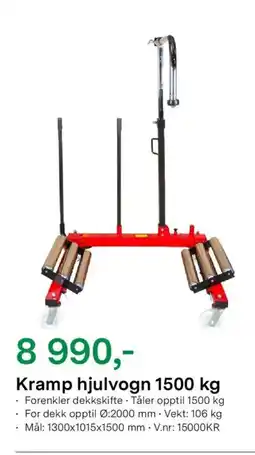 Felleskjøpet Kramp hjulvogn tilbud