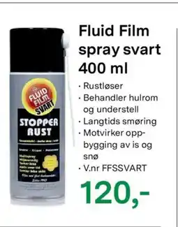Felleskjøpet Fluid Film spray svart tilbud
