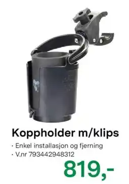 Felleskjøpet Koppholder m/klips tilbud