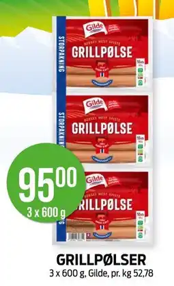 Kiwi GRILLPØLSER tilbud