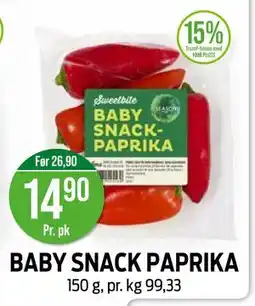 Kiwi BABY SNACK PAPRIKA tilbud
