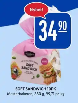 Rema 1000 SOFT SANDWICH 10PK tilbud